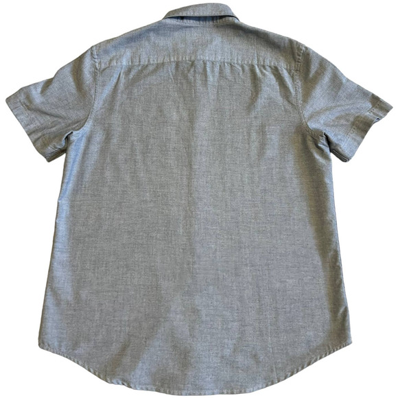 An Original Penguin Blue Heritage Slim Fit Short Sleeved Button Down Size L - Picture 2 of 6